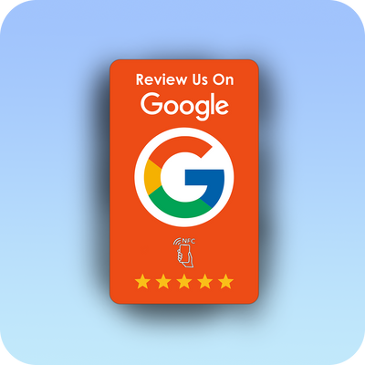 Touch Reviews® Google Review Card - Orange