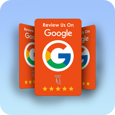 Touch Reviews® Google Review Card - Orange